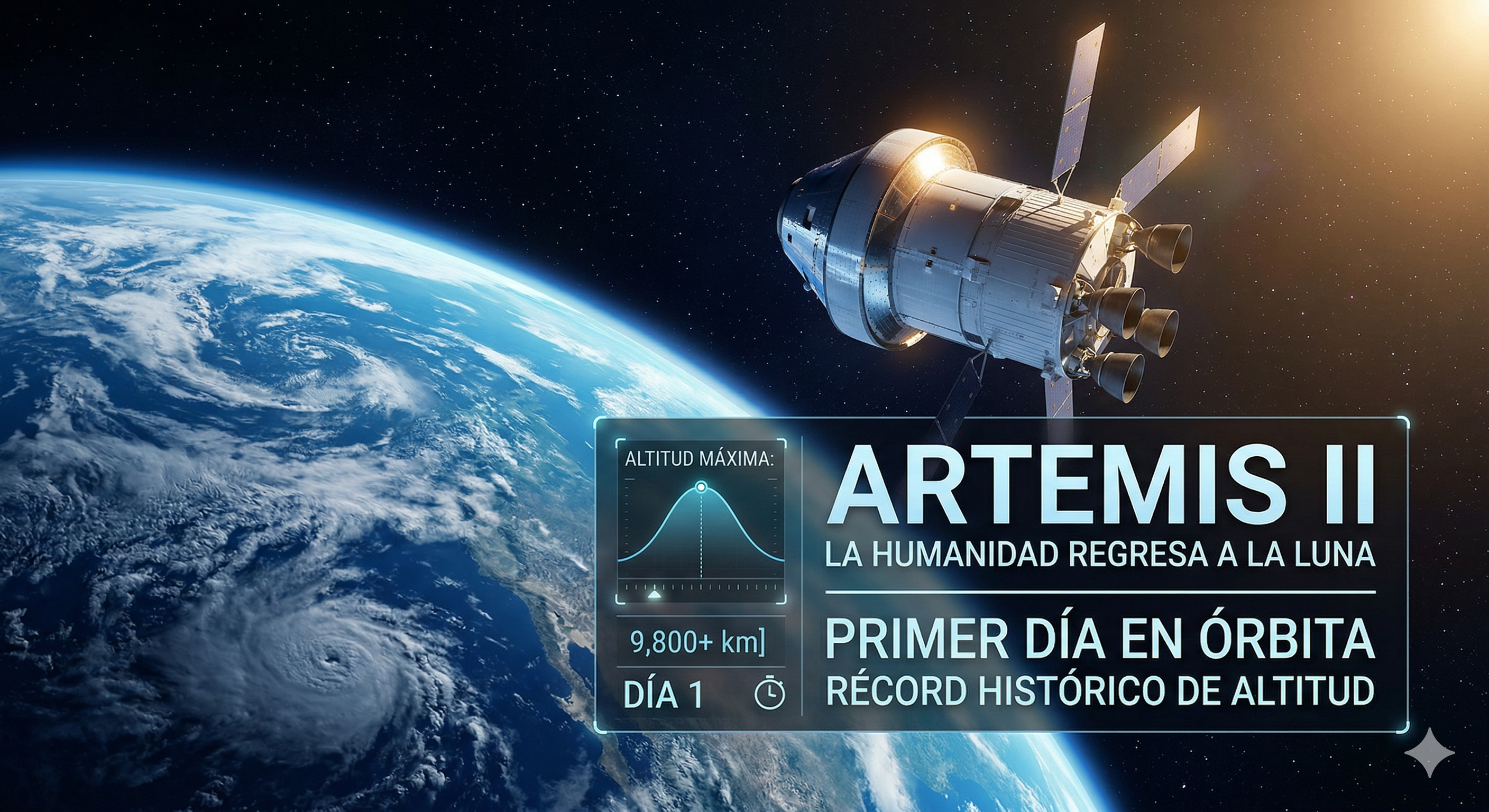 Artemis II: La Humanidad Regresa a la Luna — Primer Día en Órbita y Récord Histórico de Altitud