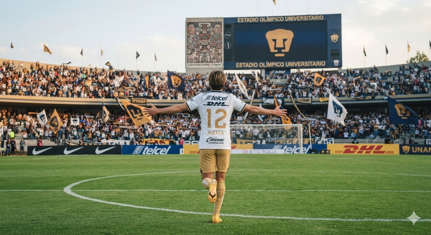 Cesar Huerta a punto de llegar a Pumas