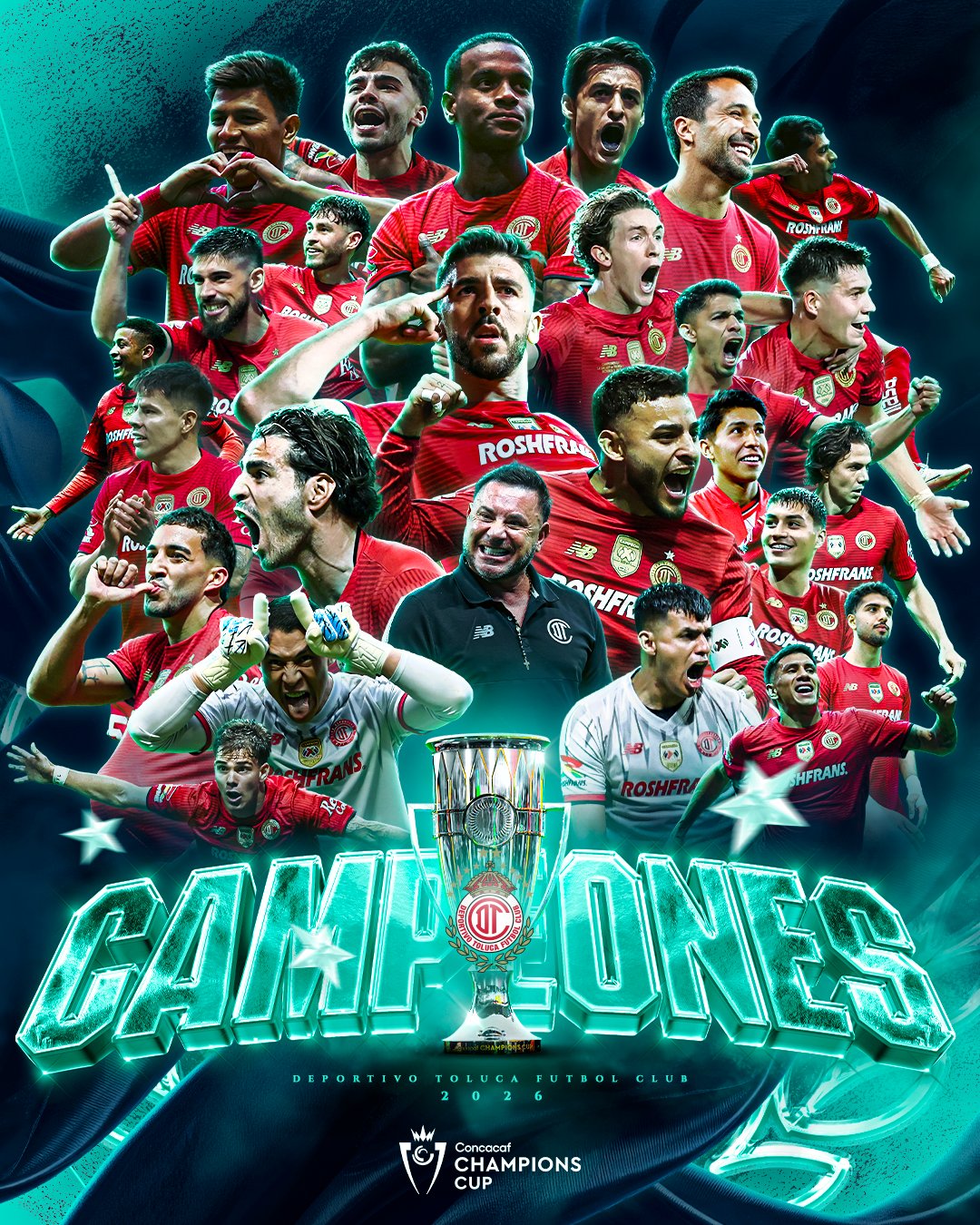 Toluca encabeza el ranking de Concacaf